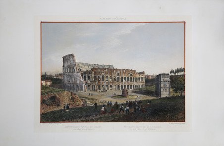 Amphithéàtre Flavius dit Colisée. / Anfiteatro Flavio detto il Colosseo.