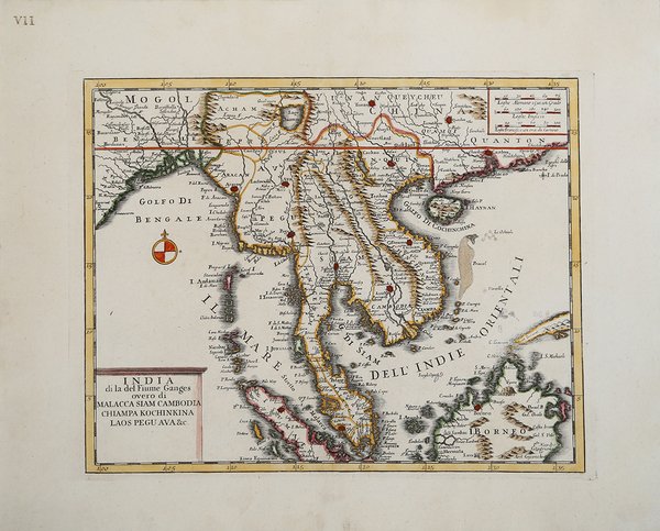 India di la del Fiume Ganges overo di Malacca Siam …