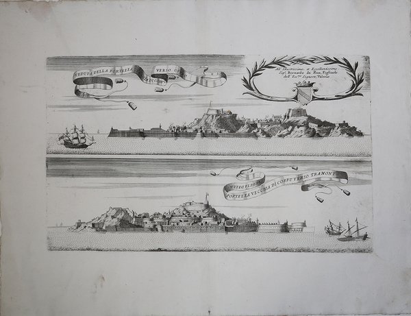 Veduta della Fortezza Vecchia di Corfu verso Ostro. / Veduta … | Immagine Gallery 1