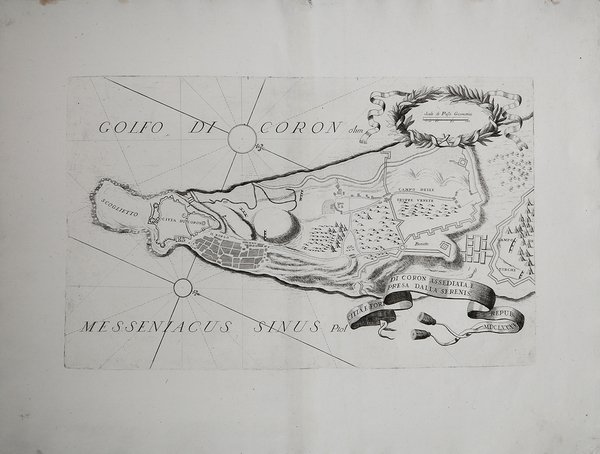 Città e Fort. di Coron assediata e presa dalla Serenis … | Immagine Gallery 1