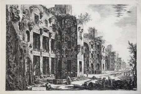 Veduta degli avanzi superiori delle Terme di Diocleziano a S. …