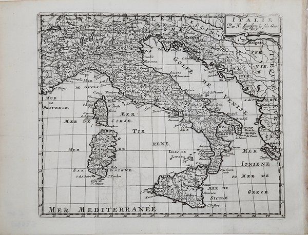 Italie Par N. Sanson le fils Geo: du Roy