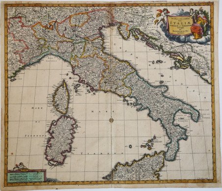 Novissima et Accuratissima totius Italiae Corsicae et Sardiniae Descriptio