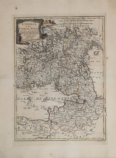 L'Ingria e la Carelia Russa tratte da una Carta del …