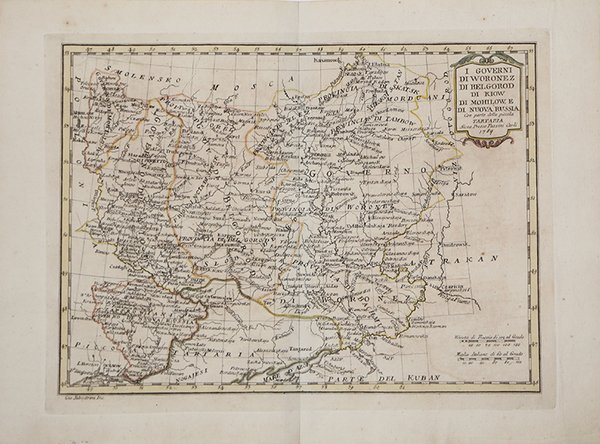 I Governi di Woronez di Belgorod di Kiow di Mohilow, …