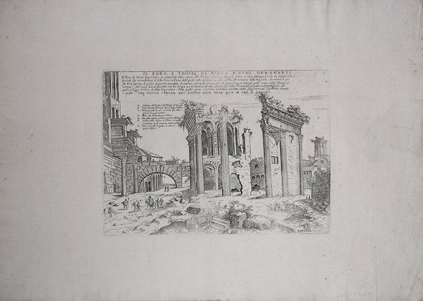 Il Foro e Tempio di Nerva, e suoi ornamenti