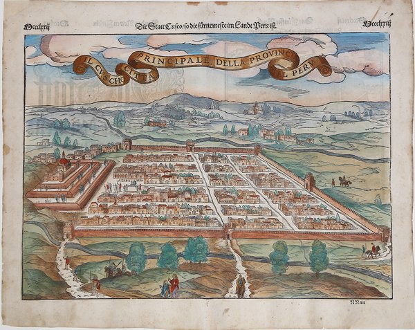 Il Cuscho Citta Principale Della Provincia Del Peru