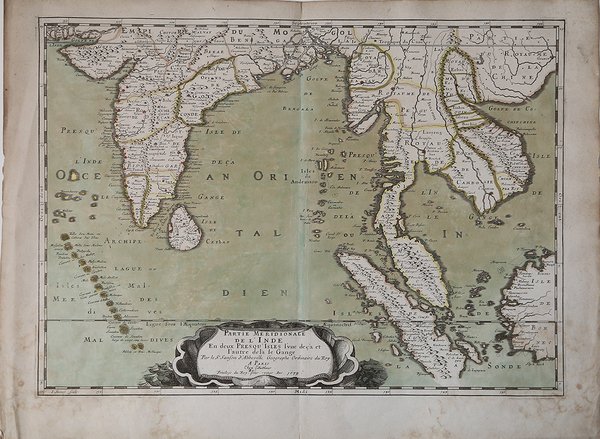 Partie Meridionale de l'Inde En deux Presqu'Isles l'une decà et …