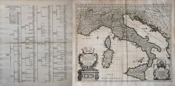 Nova Italiae Descriptio In Regna Respublicas et Status Divisae ad …