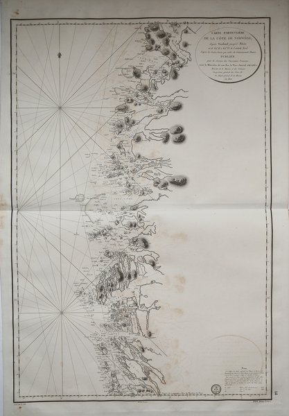 Carte particulière de la còte de Norwège, depuis Statland jusqu'à …