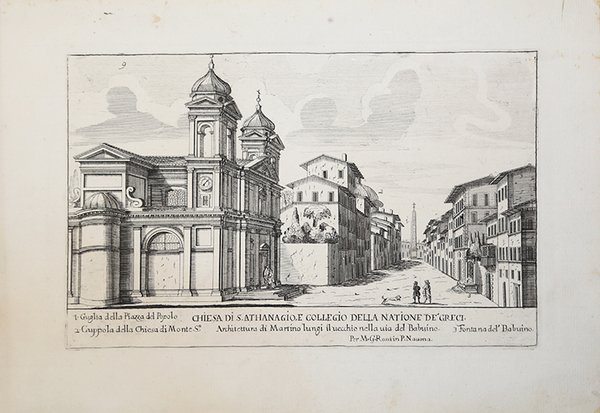 Chiesa di S. Athanagio, e Collegio della Natione de' Greci.