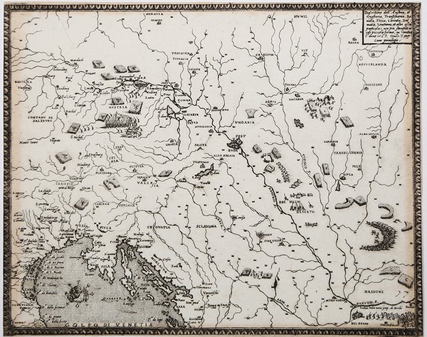 Descritione dell’Austria, et Ongheria, Transilvania, Baviera, Stiria, Carintia, Dalmatia, Venetiano