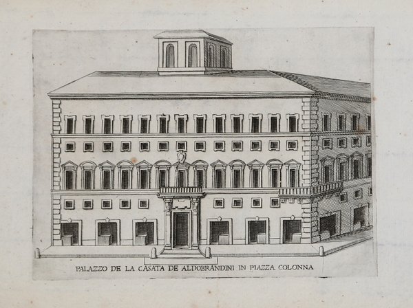 Palazzo de la Casata de Aldobrandini in Piazza Colonna