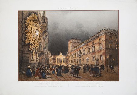 Place et Palais de Venise. / Piazza e Palazzo di …