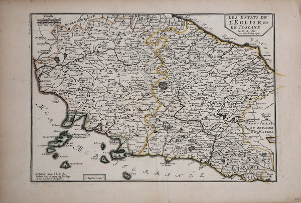 Les Estats de l'Eglise, et de Toscane