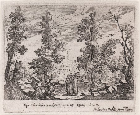 Cristo parla ai discepoli in Samaria