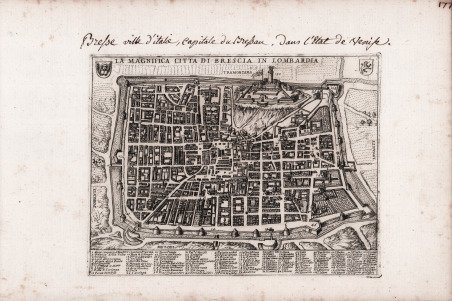 LA MAGNIFICA CITTA DI BRESCIA IN LOMBARDIA