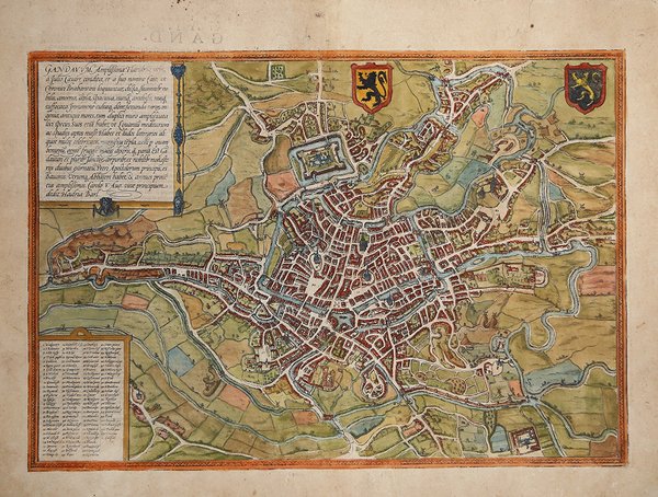 Gandavum, Amplissima Flandriae urbs.