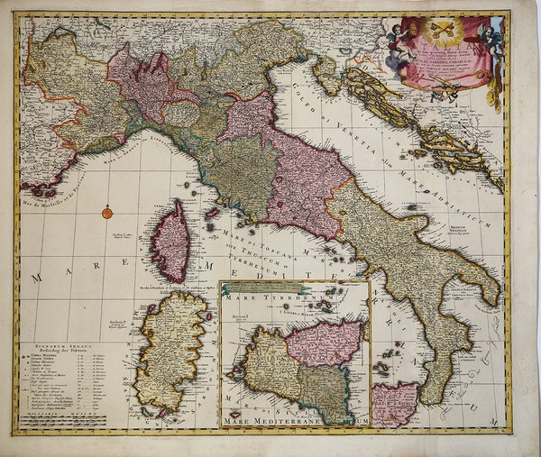 Italia In suos quoscunq Status divisa iiq. iterum in particulares …