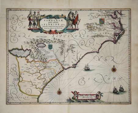 Virginiae partis australis, et Floridae partis orientalis, interjacentumque regionum Nova …