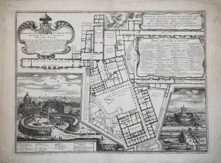 Nuova et Essatta Pianta del Conclave fatto in Sede Vacante …