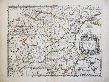 Corso del Danubio da Belgrado fino al Mar Nero con …