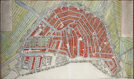 Plan de la grande & fameuse ville marchande d'Amsterdam Plan …