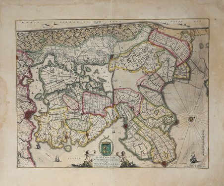 Hollandiae Pars Septentrionalis Vulgo Westuriesland en 'Toorder Quartier