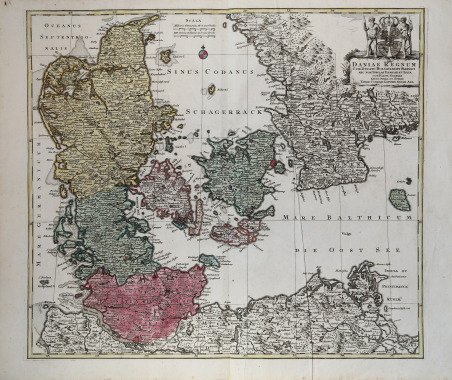 Daniae Regnum Cum Ducatu Holsatiae et Slevici Nec Non Insula …