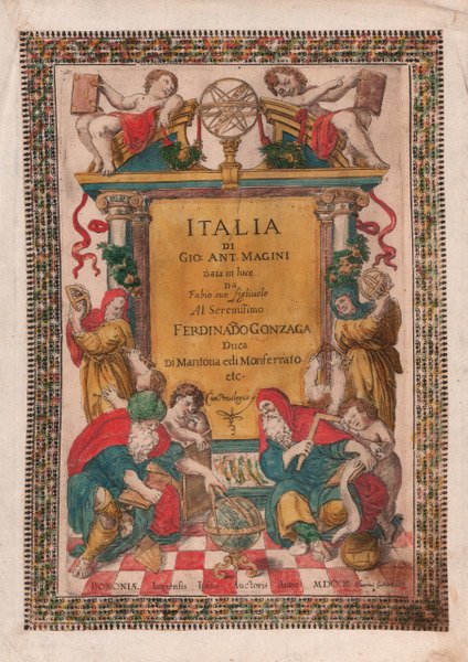 Italia di Gio. Ant. Magini Data in luce da Fabio …