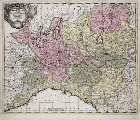 Status Mediolanensis nec non ducatum Mantuae, modenae, Parmae