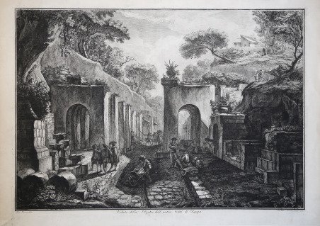 Veduta della Porta dellâantica CittÃ di Pompei