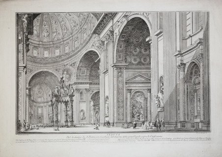 Veduta Del di dentro di S. Pietro, con l'occhiata dell'Interno …