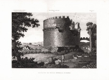 Sepolcro di Cecilia Metella in Roma