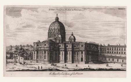 St. Peters Kirch, zur Seiten, auf dem Vaticano