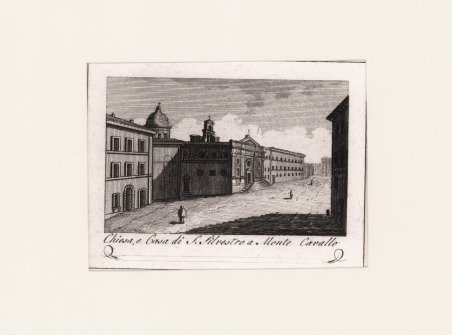 Chiesa, e Casa di S. Silvestro a Monta Cavallo