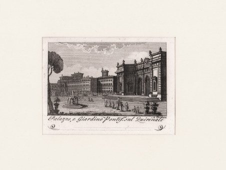 Palazzo, e Giardino Pontif. sul Quirinale