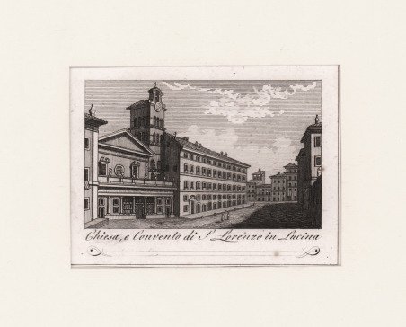 Chiesa, e Convento di S. Lorenzo in Lucina