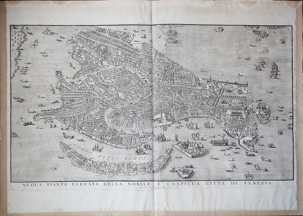 Nuova Pianta Elevata della Nobile e Cospicua Citta di Venezia