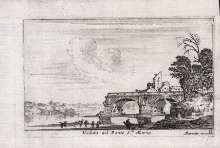 Veduta del Ponte Ste Maria