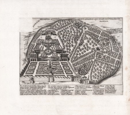 Descriptio Accuratiss. Horti Amaeniss. qui Vulgo Dicitur Barco di Bagnaia