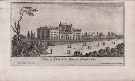 Veuë du Palais de la Vigne de Ludovisio a Rome