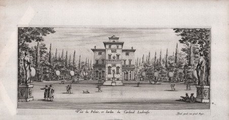 Vue du Palais, et Iardin du Cardinal Ludovise