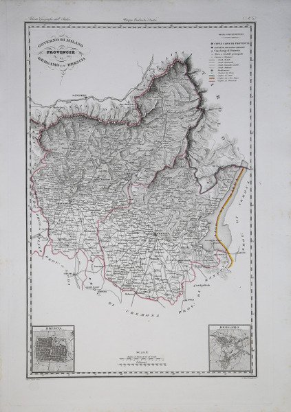Governo di Milano - Provincie di Bergamo e di Brescia