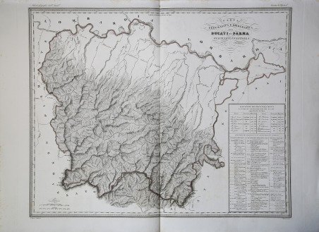 Carta Orografica e Idrografica dei Ducati di Parma, Piacenza e …