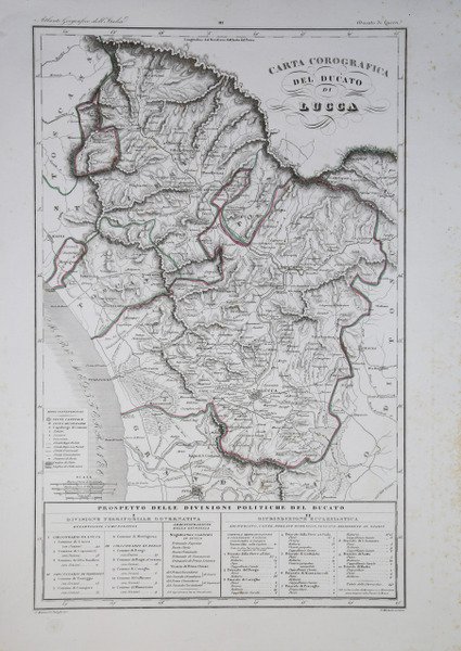 Carta Corografica del Ducato di Lucca