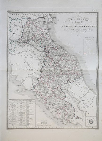 Carta Moderna dello Stato Pontificio