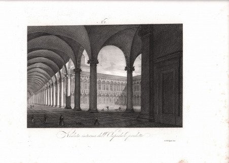 Veduta interna dell'Ospedale predetto