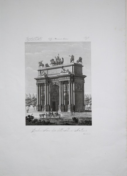 Grandioso Arco detto della Pace in Milano