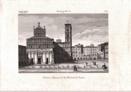Chiesa e Piazza di S. Michele di Lucca